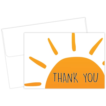 Thank You Card and Envelopes, Rise, PK25