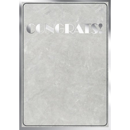 Greeting Card W/ Envelope, 6.5"x4.5", PK3