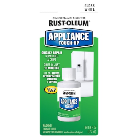 Appliance Touch Up Paint, White, 0.6 oz.