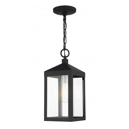 Black with Brushed Nickel Cluster Outdoo