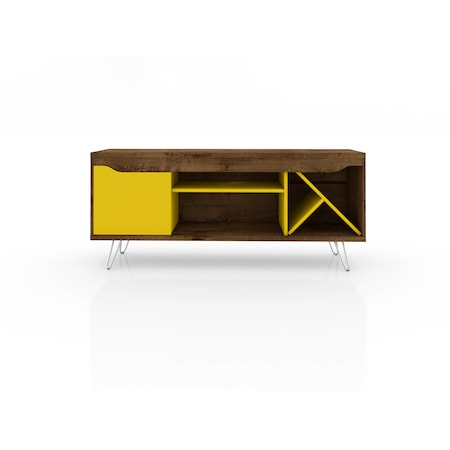 Baxter 53.54" TV Stand With We Rack