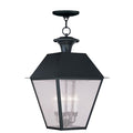 Mansfield 4 Light Black Outdoor Pendant Lantern
