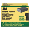 Sanding Sponge, Medium, 3 3/4"L, PK6