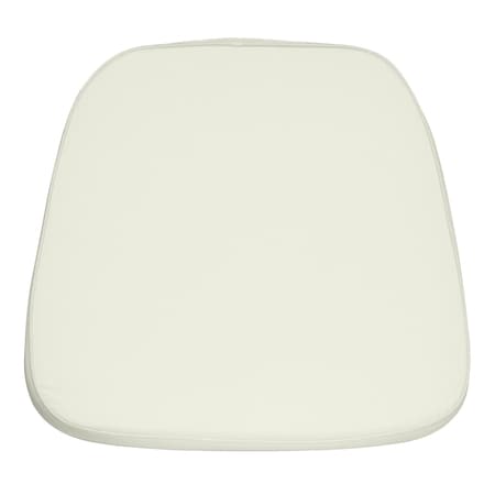 Soft Ivory Fabric Chiavari Chair Cushion, PK22