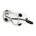 Safety Goggles, Clear Lens, Uncoated, Indirect Vented, Elastic Strap, 441 Basic Series