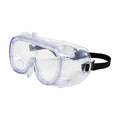 Safety Goggles, Clear Lens, Anti-Fog & Anti-Scratch, Indirect Vented, Elastic Strap, 551 Softsides Series