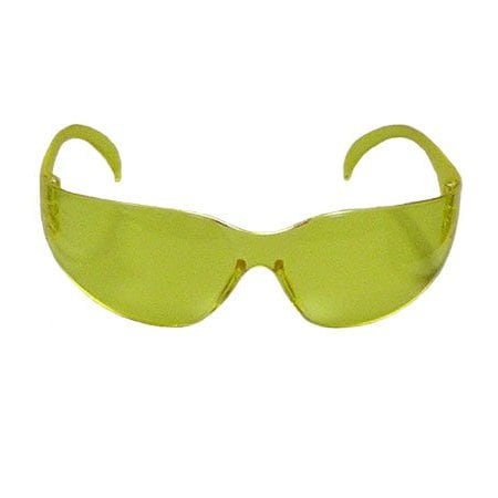 ZENON Z12, Safety Glasses, Anti-Scratch, Amber Lens, Amber Frame, Frameless
