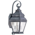 Exeter 2 Light Charcoal Outdoor Wall Lantern