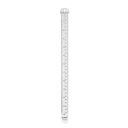 Hook Ruler, Stainless Steel, 12"