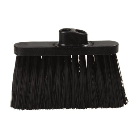 Light Industrial Broom Head, 4", Blk, PK12