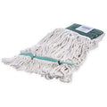Medium Looped-End Wet Mop, Green Band, PK12, 369551B00