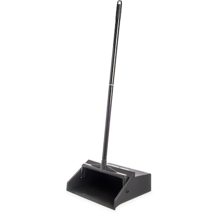 Lobby Dust Pan w/2-Pc Handle, Black