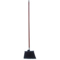 Angle Broom Flagged Brstl, 56", Brown, PK12