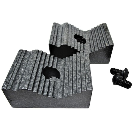 Replace.Pipe Jaws, Steel, Incl. Screws, PK2