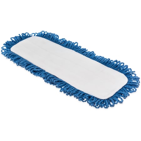 Disposable Mop Pad, Blue, Microfiber, PK12