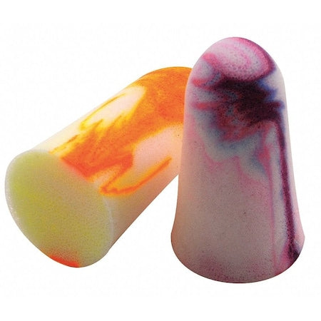 SparkPlugs Disposable Uncorded Ear Plugs, Bullet Shape, NRR 33 dB, Multi-Color, 200PK