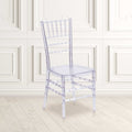Flash Elegance Crystal Ice Stacking Chiavari Chair, PK2