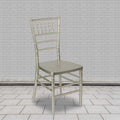 HERCULES PREMIUM Series Champagne Resin Stacking Chiavari Chair