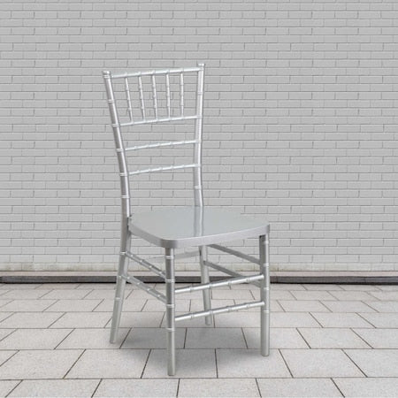 HERCULES PREMIUM Series Silver Resin Stacking Chiavari Chair
