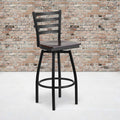 Black Ladder Stool-Wal Seat, PK2