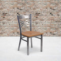 Clear X Chair-Nat Seat, PK2