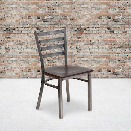 Clear Ladder Chair-Wal Seat, PK2