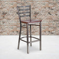 Clear Ladder Stool-Mah Seat, PK2