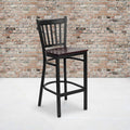 Black Vert Stool-Mah Seat, PK2