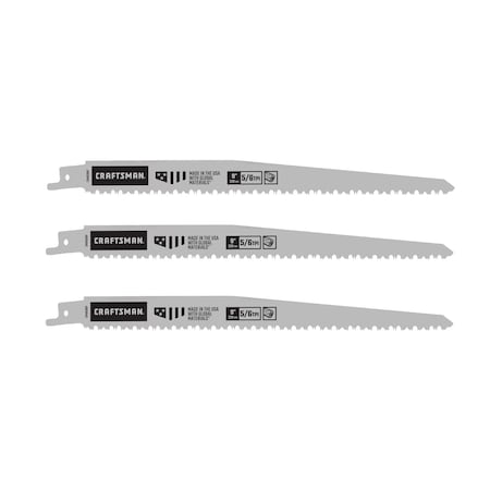 Bi-Metal Pruning Reciprocating Saw,PK3, 3 PK
