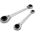 Wrenches, 2-pc SAE Ratcheting Box Wrench