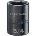 Sockets, 1/2" Drive 3/4" SAE Impact Shal