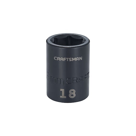 Sockets, 1/2" Drive 18mm Metric Impact S