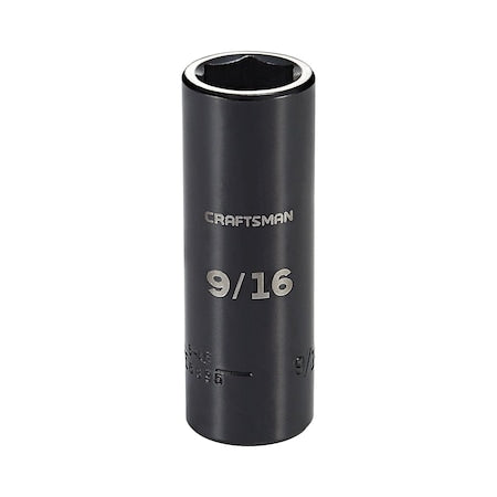 Sockets, 3/8" Drive 9/16" SAE Deep Impac