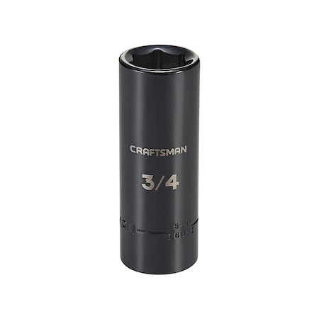 Sockets, 1/2" Drive 3/4" SAE Deep Impact