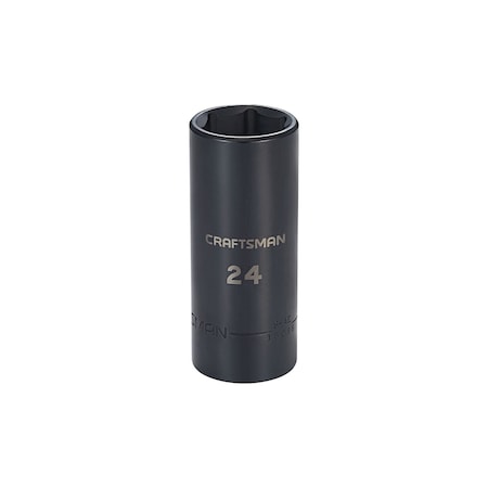 Sockets, 1/2" Drive 24mm Metric Deep Imp