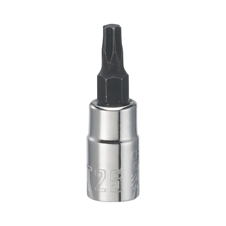 Sockets, 1/4" Drive T25 Torx Bit Socket, Torx 1/4" Drive
