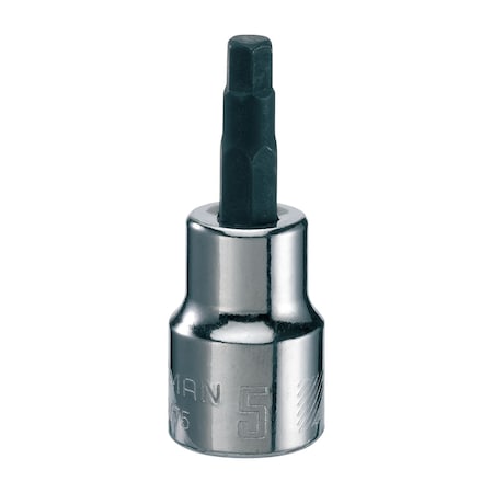 Sockets, 3/8" Drive 5mm Hex Bit Socket, Metric 3/8" Drive