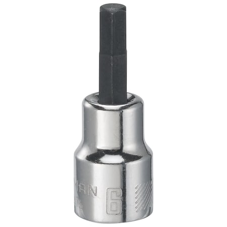 Sockets, 3/8" Drive 6mm Hex Bit Socket, Metric 3/8" Drive