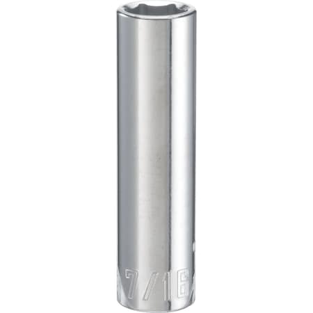 Sockets, 3/8" Drive 7/16" 6 Point SAE Sh, CMMT43331