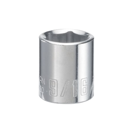 Sockets, 1/4" Drive 9/16" 6 Point SAE Sh