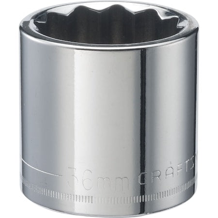 Sockets, 1/2" Drive 36mm 12 Point Shallo