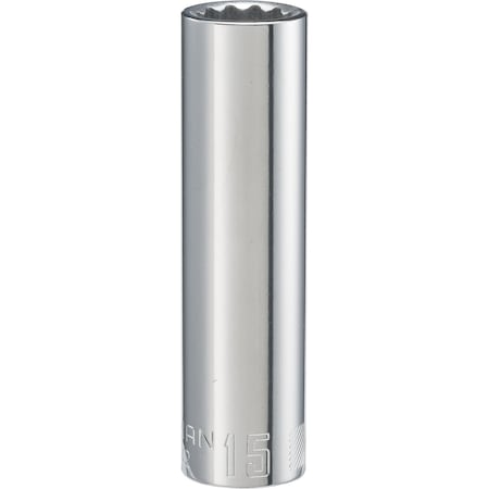 Sockets, 1/2" Drive 15mm 12 Point Deep S