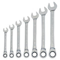 Wrenches, 7-pc SAE Ratcheting Combinatio