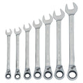 Wrenches, 7-pc SAE Reversible Ratcheting