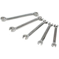 Wrenches, 5 Piece 6-Point Metric Flare N