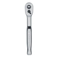 1/4-in Drive 72 Geared Teeth Ratchets, 1/4" DR Mini Head Ratchet, Full polish