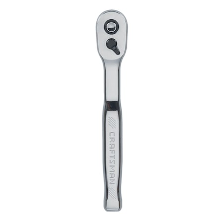 1/4-in Drive 72 Geared Teeth Ratchets, 1/4" DR Mini Head Ratchet, Full polish