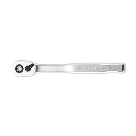 3/8-in Drive 72 Geared Teeth Ratchets, 3/8" Drive Mini Head Ratchet, Polished chrome