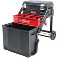 Multi-Level Workshop, Black/Red, Plastic, Metal, 22 in W x 16-1/4 in D x 28-3/4 in H