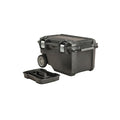Wheeled Tool Box, Plastic, Black, 29 in W x 20 in D x 16-3/4 in H